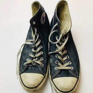 Vtg style leather converse size 12